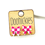 15mm Checkered Bow Studs