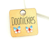 12mm Tiny Butterfly Acrylic Studs
