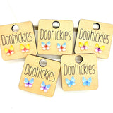 12mm Tiny Butterfly Acrylic Studs