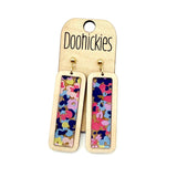The Brinley Inset Bar Dangle Earrings