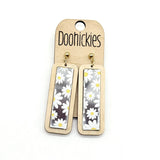 The Brinley Inset Bar Dangle Earrings