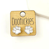 13mm School Spirit Mirror Studs - Custom Spirit Earrings - 10 Color Options