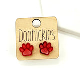 13mm School Spirit Mirror Studs - Custom Spirit Earrings - 10 Color Options