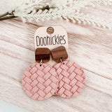 Walnut & Bold Fall Box Braided Piggyback Collection - Leather Earrings (Copy)