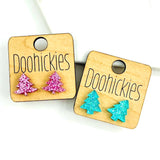 Razzle Dazzle Tree Studs - Christmas Earrings