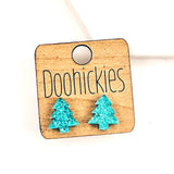 Razzle Dazzle Tree Studs - Christmas Earrings