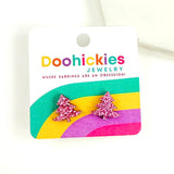 Razzle Dazzle Tree Studs - Christmas Earrings