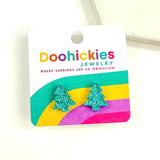 Razzle Dazzle Tree Studs - Christmas Earrings
