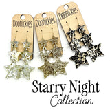 Starry Night Waterfall New Years Earrings Collection