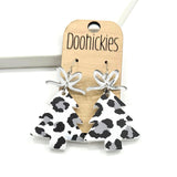 Merry Leopard Christmas Tree Earring Collection - Acrylic