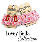 Romantic Bliss Bellas Collection - Valentines Acrylic Earrings