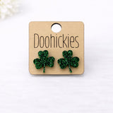 15mm Lucky Shamrock Studs - St. Patrick's Day Earrings (Copy)