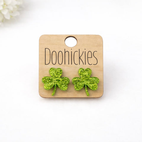 15mm Lucky Shamrock Studs - St. Patrick's Day Earrings (Copy)