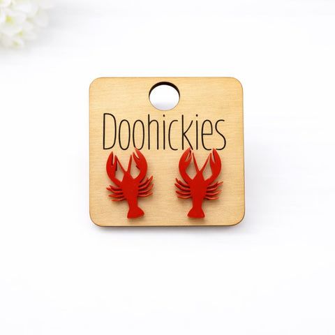 New Crawfish Studs Collection - Mardi Gras Earrings