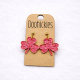 Dainty Saffiano Shamrock Collection - St. Patrick's Day Earrings