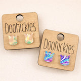 Swirl Tulip Studs - Spring Earrings