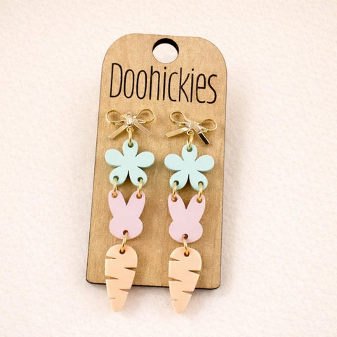 Easter Trifecta Dangles - Easter Earrings
