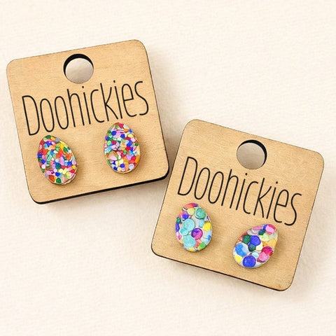 13mm Easter Eggs - Easter Earrings