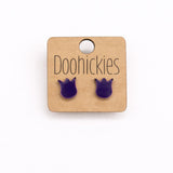 Solid Tulip Stud Collection - Spring Earrings