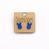Sparkle Bunny Ear Stud Collection - Easter Earrings