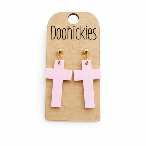 Small Pastel Cross Collection - Easter Earrings