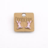 Pastel Floppy Ear Bunny Stud Collection - Easter Earrings