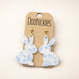 Pastel Meadow Bunny Collection - Easter Acrylic Earrings