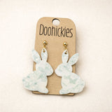Pastel Meadow Bunny Collection - Easter Acrylic Earrings