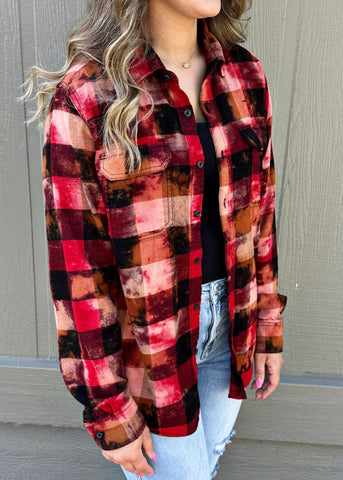 Red Bleached Flannel