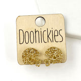 15mm School Spirit Helmet Studs - Custom Spirit Earrings