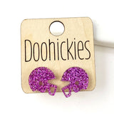 15mm School Spirit Helmet Studs - Custom Spirit Earrings
