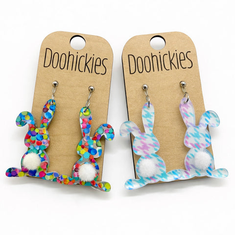 Floppy Ear Bunny Collection - Easter Earrings
