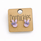 Pastel Hoppy Bow Stud Collection - Easter Earrings