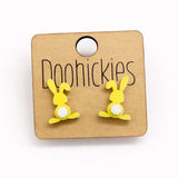 Pastel Floppy Ear Bunny Stud Collection - Easter Earrings