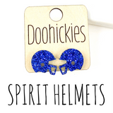15mm School Spirit Helmet Studs - Custom Spirit Earrings