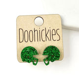 15mm School Spirit Helmet Studs - Custom Spirit Earrings