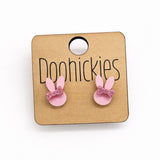Pastel Hoppy Bow Stud Collection - Easter Earrings