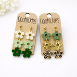 St. Patrick's Day Blossom Collections - Acrylic Earrings