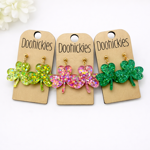 Lil' Sparkles Shamrock Collection - St. Patrick's Day Earrings