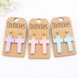 Small Pastel Cross Collection - Easter Earrings