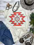 Aztec Puff Tee - PLEASE ALLOW 3-4 DAYS FOR SHIPPING