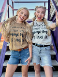 Game On. on Leopard Tee - PLEASE ALLOW 3-5 BUSINESS DAYS FOR SHIPPING