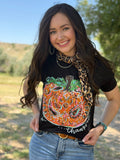 Callie Ann Stelter Thankful Pumpkin Crew Tee & Sweatshirt - PLEASE ALLOW 3-5 BUSINESS DAYS FOR SHIPPING