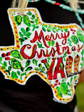 Callie Ann Stelter Merry Christmas Y'all Tee - PLEASE ALLOW 3-5 BUSINESS DAYS FOR SHIPPING