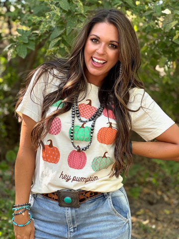 Hey Pumpkin Tee - PLEASE ALLOW 3-5 BUSINESS DAYS FOR SHIPPING