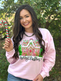 Callie Ann Stelter Gingerbread House Tee & Sweatshir- PLEASE ALLOW 3-5 BUSINESS DAYS FOR SHIPPINGt