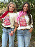 Callie Ann Stelter Pink Christmas Tree Tee & Sweatshirt - PLEASE ALLOW 3-5 BUSINESS DAYS FOR SHIPPING