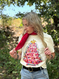 Callie Ann Stelter Pink Christmas Tree Tee & Sweatshirt - PLEASE ALLOW 3-5 BUSINESS DAYS FOR SHIPPING