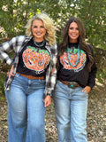 Callie Ann Stelter Thankful Pumpkin Crew Tee & Sweatshirt - PLEASE ALLOW 3-5 BUSINESS DAYS FOR SHIPPING