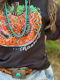 Callie Ann Stelter Thankful Pumpkin Crew Tee & Sweatshirt - PLEASE ALLOW 3-5 BUSINESS DAYS FOR SHIPPING